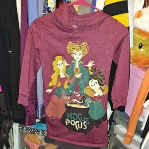 Disney Hocus Pocus Maroon Long Hoodie
